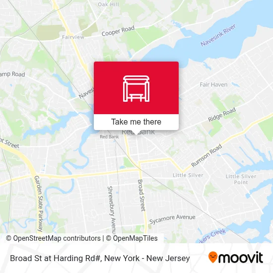 Broad St at Harding Rd# map