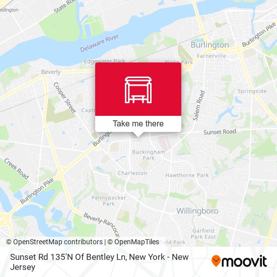Mapa de Sunset Rd 135'N Of Bentley Ln