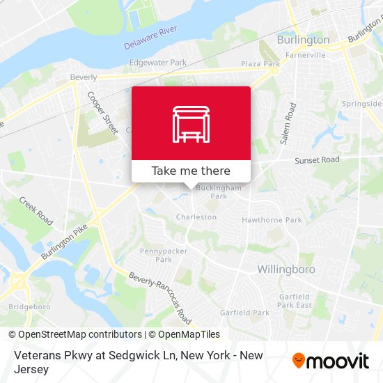 Veterans Pkwy at Sedgwick Ln map