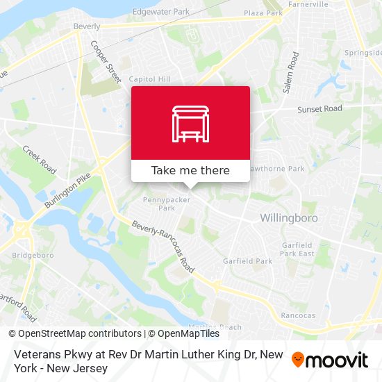 Mapa de Veterans Pkwy at Rev Dr Martin Luther King Dr