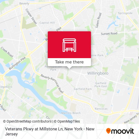 Mapa de Veterans Pkwy at Millstone Ln