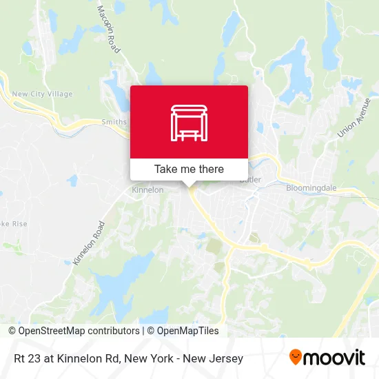 Rt 23 at Kinnelon Rd map