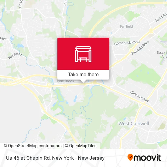 Us-46 at Chapin Rd map