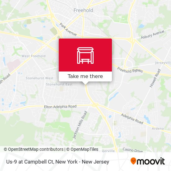 Mapa de Us-9 at Campbell Ct