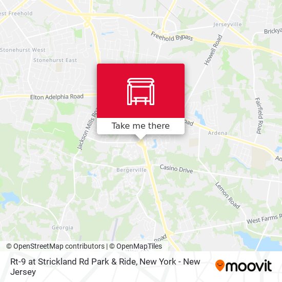 Mapa de Rt-9 at Strickland Rd Park & Ride