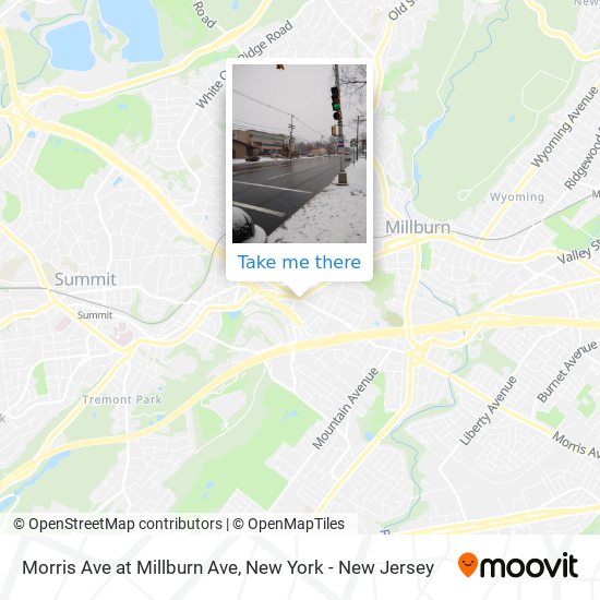 Mapa de Morris Ave at Millburn Ave