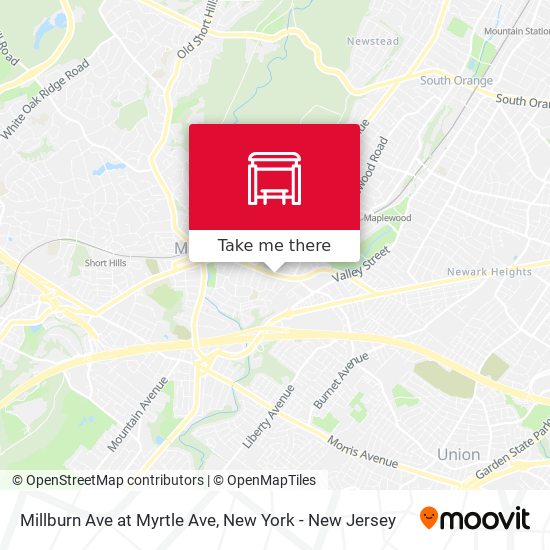 Mapa de Millburn Ave at Myrtle Ave