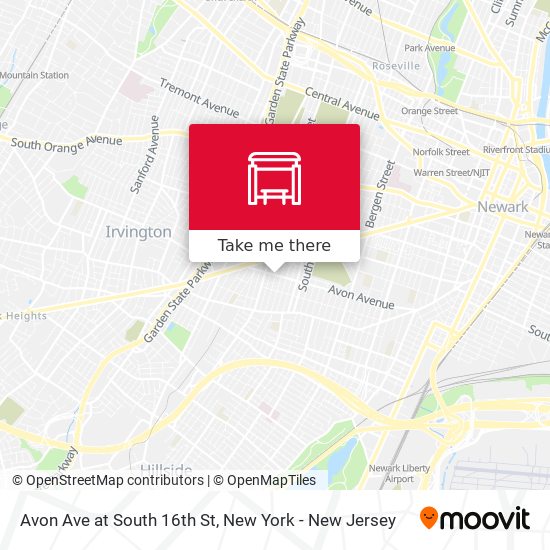 Mapa de Avon Ave at South 16th St