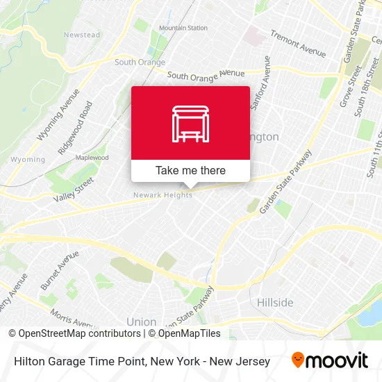 Hilton Garage Time Point map