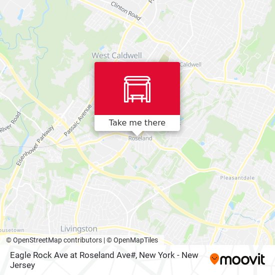 Eagle Rock Ave at Roseland Ave# map