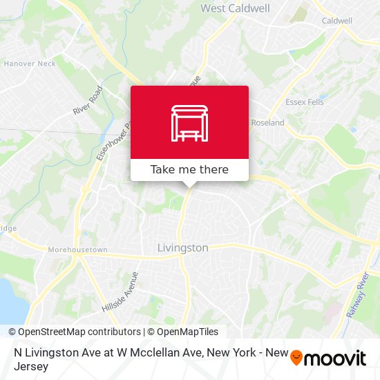 N Livingston Ave at W Mcclellan Ave map