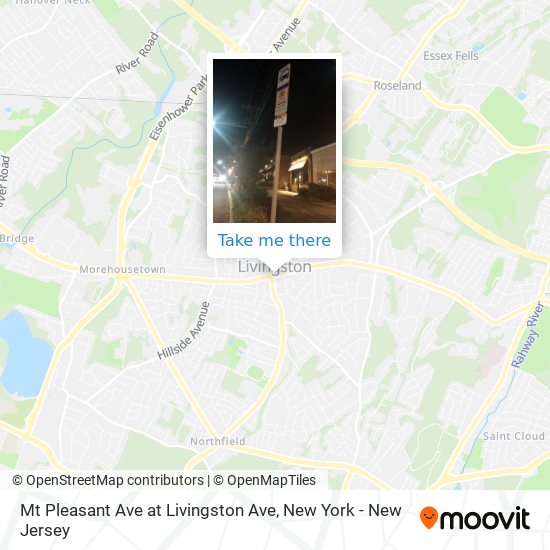 Mt Pleasant Ave at Livingston Ave map