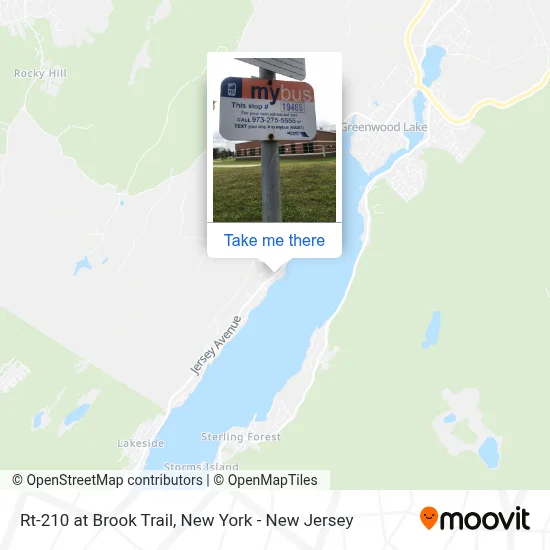 Rt-210 at Brook Trail map