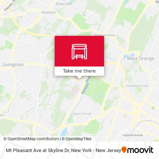Mapa de Mt Pleasant Ave at Skyline Dr
