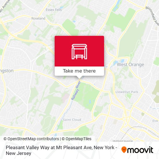 Pleasant Valley Way at Mt Pleasant Ave map