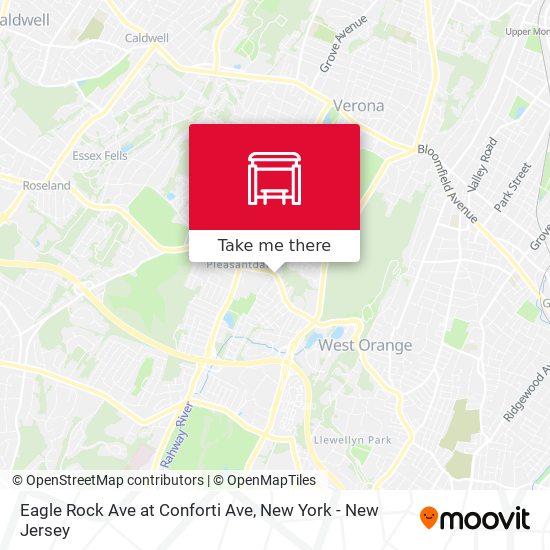 Eagle Rock Ave at Conforti Ave map
