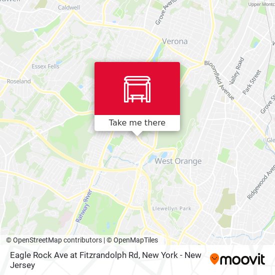 Eagle Rock Ave at Fitzrandolph Rd map