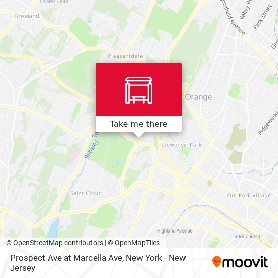 Prospect Ave at Marcella Ave map