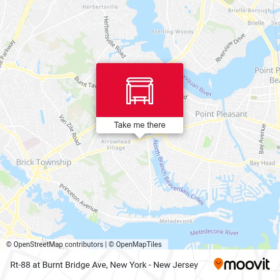 Rt-88 at Burnt Bridge Ave map