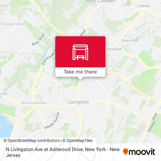 Mapa de N Livingston Ave at Ashwood Drive