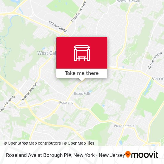 Mapa de Roseland Ave at Borough Pl#