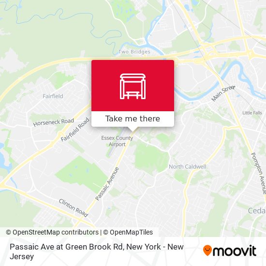 Mapa de Passaic Ave at Green Brook Rd
