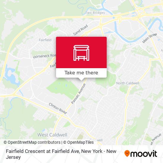 Mapa de Fairfield Crescent at Fairfield Ave
