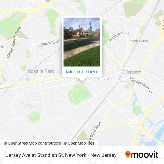 Mapa de Jersey Ave at Standish St