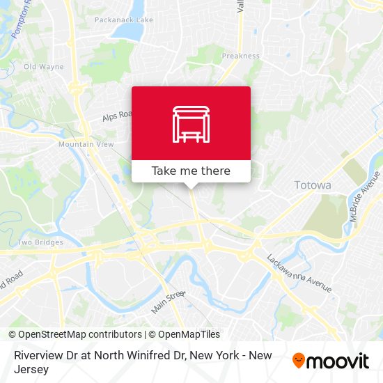 Riverview Dr at North Winifred Dr map