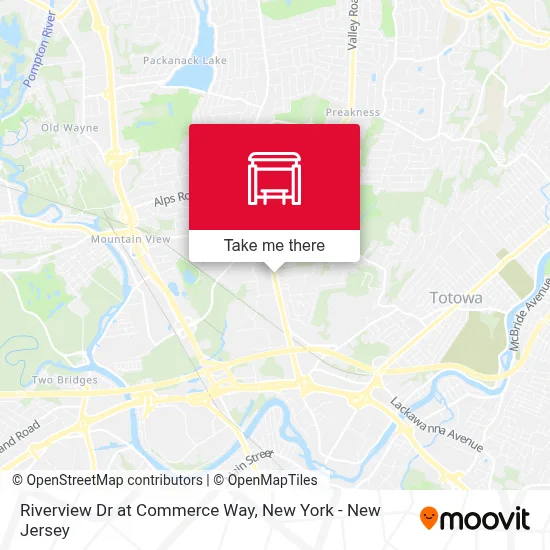 Riverview Dr at Commerce Way map