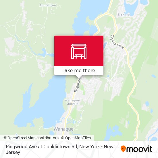Ringwood Ave at Conklintown Rd map