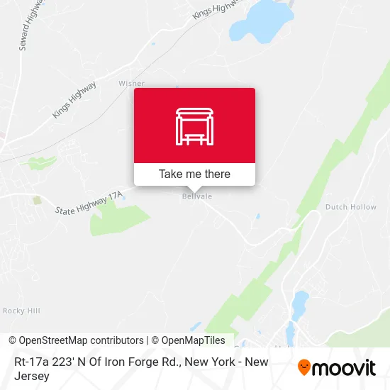 Rt-17a 223' N Of Iron Forge Rd. map