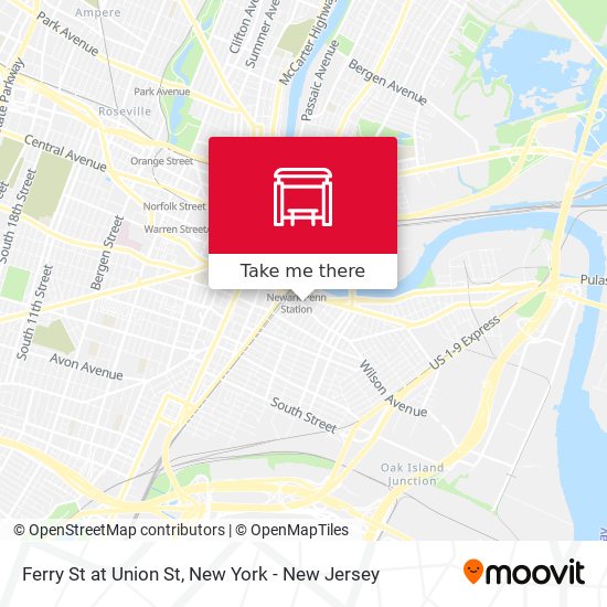 Ferry St at Union St map