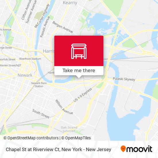 Mapa de Chapel St at Riverview Ct