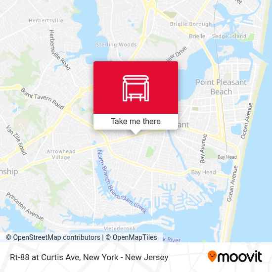 Rt-88 at Curtis Ave map