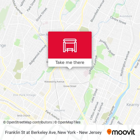 Franklin St at Berkeley Ave map