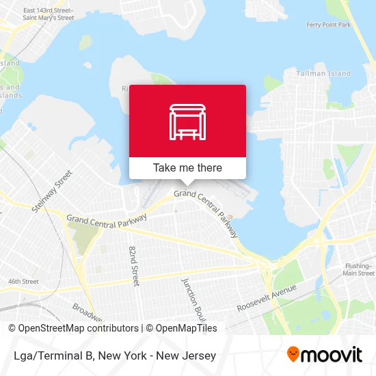 Lga/Terminal B map