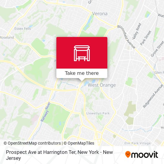 Mapa de Prospect Ave at Harrington Ter