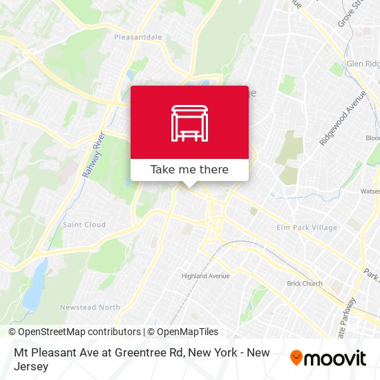 Mt Pleasant Ave at Greentree Rd map
