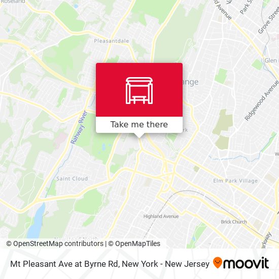Mapa de Mt Pleasant Ave at Byrne Rd