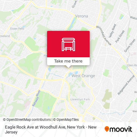 Eagle Rock Ave at Woodhull Ave map
