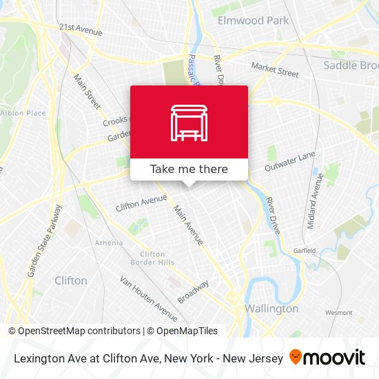 Mapa de Lexington Ave at Clifton Ave