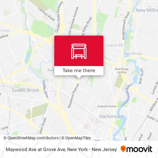Mapa de Maywood Ave at Grove Ave