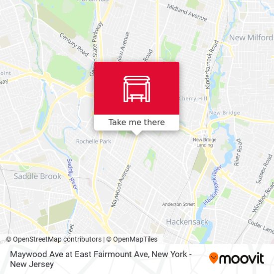 Mapa de Maywood Ave at East Fairmount Ave