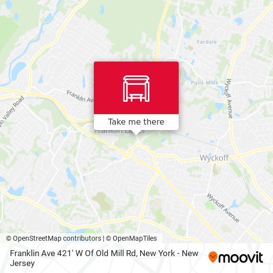 Mapa de Franklin Ave 421' W Of Old Mill Rd
