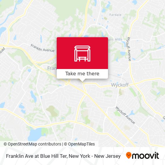 Mapa de Franklin Ave at Blue Hill Ter