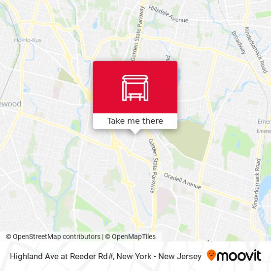 Highland Ave at Reeder Rd# map