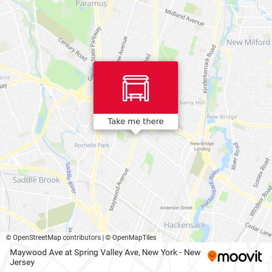 Mapa de Maywood Ave at Spring Valley Ave