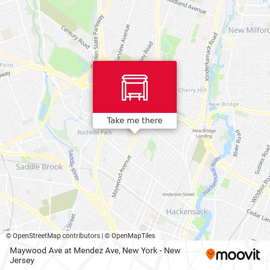 Maywood Ave at Mendez Ave map