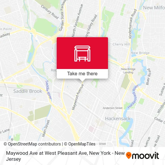Mapa de Maywood Ave at West Pleasant Ave